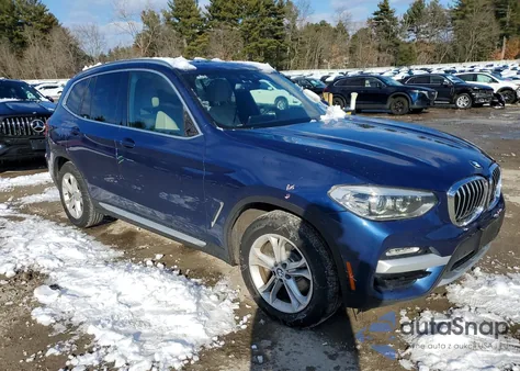 2019 BMW X3 xDrive30I из США, поврежденный, VIN 5UXTR9C50KLP76711